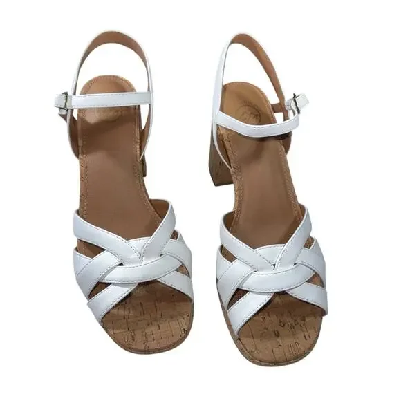 White Mountain Dubonnet Women's heeled sandal SZ/8.5M
